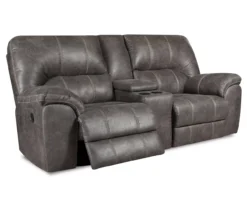 Stratolounger Stallion Reclining Console Loveseat