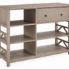 Rockford Rustic Gray 5-Shelf TV & Media Center