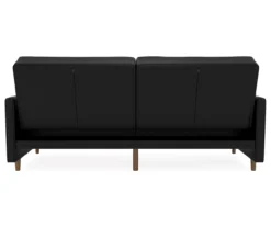Ameriwood Avianna Faux Leather Coil Futon -Franklin || DHP || PEAK Sofa Shop 810405140 11