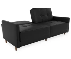 Ameriwood Avianna Faux Leather Coil Futon -Franklin || DHP || PEAK Sofa Shop 810405140 6