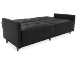 Ameriwood Avianna Faux Leather Coil Futon -Franklin || DHP || PEAK Sofa Shop 810405140 8