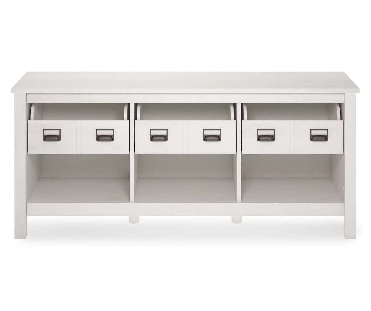 Deveronne Ivory Oak TV Stand 1 Deveronne Ivory Oak TV Stand