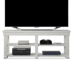 Stockton White TV Stand 7 Stockton White TV Stand -Franklin || DHP || PEAK Sofa Shop 810465101 2