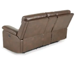 Wellsley Leather Power Reclining Console Loveseat -Franklin || DHP || PEAK Sofa Shop 810469259 6
