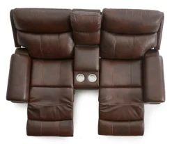 Wellsley Leather Power Reclining Console Loveseat -Franklin || DHP || PEAK Sofa Shop 810469259 8