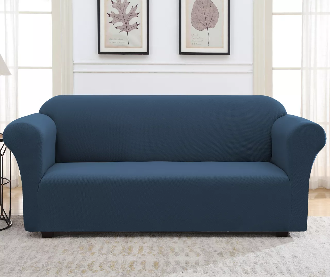 Navy Sofa Slipcover 1 Navy Sofa Slipcover