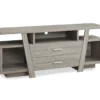 60" Dark Taupe 2-Drawer TV Stand