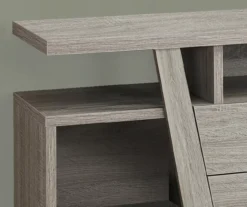 60" Dark Taupe 2-Drawer TV Stand 7 60" Dark Taupe 2-Drawer TV Stand -Franklin || DHP || PEAK Sofa Shop 810512981 4