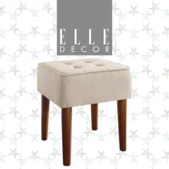 Aria Tufted Stool -Franklin || DHP || PEAK Sofa Shop 810513575