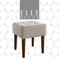 Aria Tufted Stool -Franklin || DHP || PEAK Sofa Shop 810513576