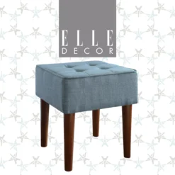 Aria Tufted Stool -Franklin || DHP || PEAK Sofa Shop 810513577