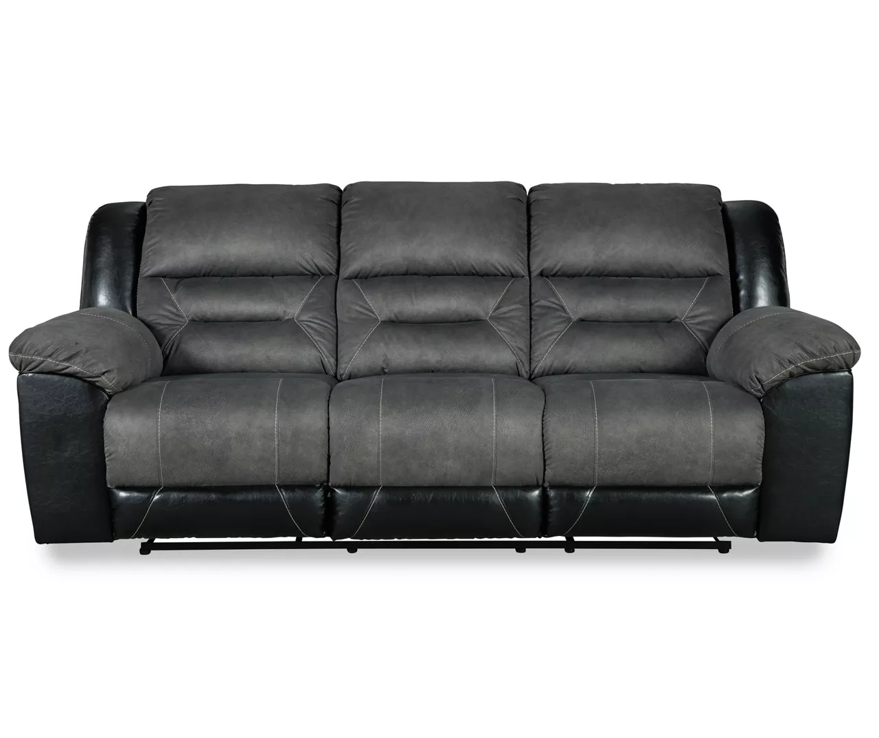 Earhart Faux Leather Reclining Sofa 1 Earhart Faux Leather Reclining Sofa