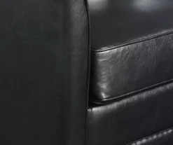 Hammond Classic Black Swivel Accent Chair -Franklin || DHP || PEAK Sofa Shop 810519935 3