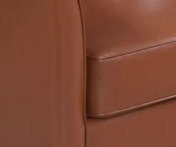 Willow River Hammond Faux Leather Swivel Accent Chair -Franklin || DHP || PEAK Sofa Shop 810519939 3