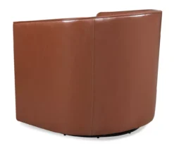 Willow River Hammond Faux Leather Swivel Accent Chair -Franklin || DHP || PEAK Sofa Shop 810519939 5
