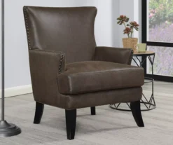 Bossa Brown Accent Chair -Franklin || DHP || PEAK Sofa Shop 810519953 7