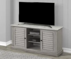 52" Faux Marble Shutter Door TV Stand 5 52" Faux Marble Shutter Door TV Stand -Franklin || DHP || PEAK Sofa Shop 810524648 1