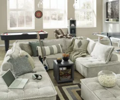 Bales Checkered Taupe Upholstered Accent Chair -Franklin || DHP || PEAK Sofa Shop 810542299 10