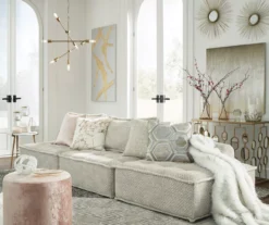 Bales Checkered Taupe Upholstered Accent Chair -Franklin || DHP || PEAK Sofa Shop 810542299 13