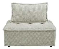 Bales Checkered Taupe Upholstered Accent Chair -Franklin || DHP || PEAK Sofa Shop 810542299 2