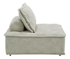 Bales Checkered Taupe Upholstered Accent Chair -Franklin || DHP || PEAK Sofa Shop 810542299 3