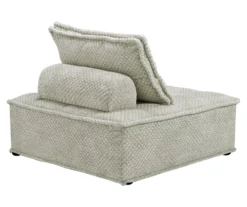 Bales Checkered Taupe Upholstered Accent Chair -Franklin || DHP || PEAK Sofa Shop 810542299 4