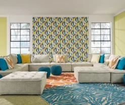 Bales Checkered Taupe Upholstered Accent Chair -Franklin || DHP || PEAK Sofa Shop 810542299 5