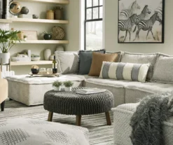 Bales Checkered Taupe Upholstered Accent Chair -Franklin || DHP || PEAK Sofa Shop 810542299 8