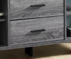 60" Gray & Black Wood Look TV Stand 6 60" Gray & Black Wood Look TV Stand -Franklin || DHP || PEAK Sofa Shop 810542410 3