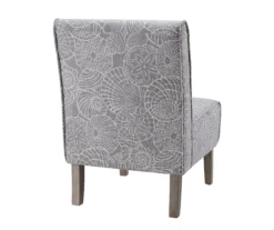 Jane Dark Gray Upholstered Coastal Slipper Chair -Franklin || DHP || PEAK Sofa Shop 810543303 5