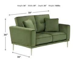 Signature Design By Ashley Macleary Loveseat -Franklin || DHP || PEAK Sofa Shop 810573758 71 1