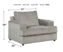 Soletren Ash Oversize Armchair -Franklin || DHP || PEAK Sofa Shop 810587413 21 1