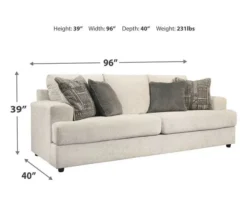 Soletren Stone Queen Sleeper Sofa -Franklin || DHP || PEAK Sofa Shop 810587415 8 1
