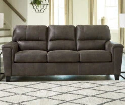 Signature Design By Ashley Navi Faux Leather Sofa -Franklin || DHP || PEAK Sofa Shop 810587443 6