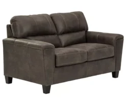 Signature Design By Ashley Navi Faux Leather Loveseat 13 Signature Design By Ashley Navi Faux Leather Loveseat -Franklin || DHP || PEAK Sofa Shop 810587444 1