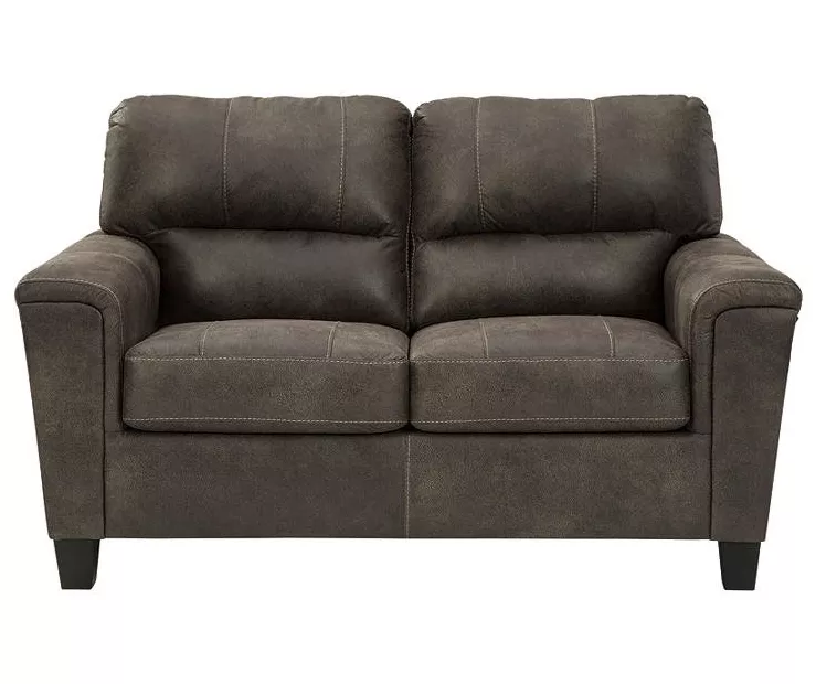 Signature Design By Ashley Navi Faux Leather Loveseat 1 Signature Design By Ashley Navi Faux Leather Loveseat