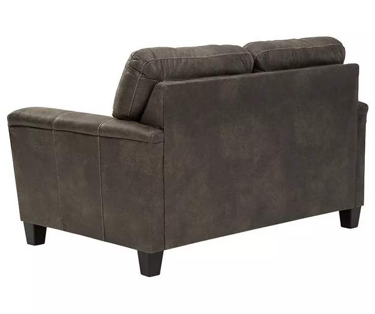 Signature Design By Ashley Navi Faux Leather Loveseat 6 Signature Design By Ashley Navi Faux Leather Loveseat - Image 6