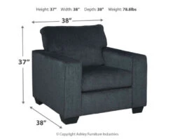 Signature Design By Ashley Kiara Armchair -Franklin || DHP || PEAK Sofa Shop 810587460 4 1