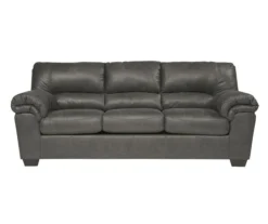 Bladen Slate Faux Leather Sofa