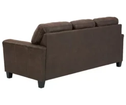 Signature Design By Ashley Navi Faux Leather Sofa -Franklin || DHP || PEAK Sofa Shop 810587483 3