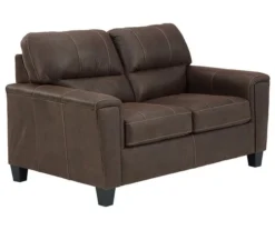 Signature Design By Ashley Navi Faux Leather Loveseat 18 Signature Design By Ashley Navi Faux Leather Loveseat -Franklin || DHP || PEAK Sofa Shop 810587484 1