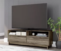59" Shallifer Brown TV Stand -Franklin || DHP || PEAK Sofa Shop 810592173 9