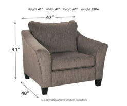 Nemoli Slate Chair And A Half -Franklin || DHP || PEAK Sofa Shop 810594614 6