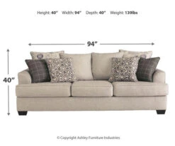 Velletri Pewter Sofa -Franklin || DHP || PEAK Sofa Shop 810594666 3