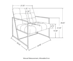 Glitzhome Modern Industrial Faux Leather Accent Chairs, 2-Pack -Franklin || DHP || PEAK Sofa Shop 810598913 A0 8