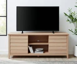 58" Coastal Oak TV Stand