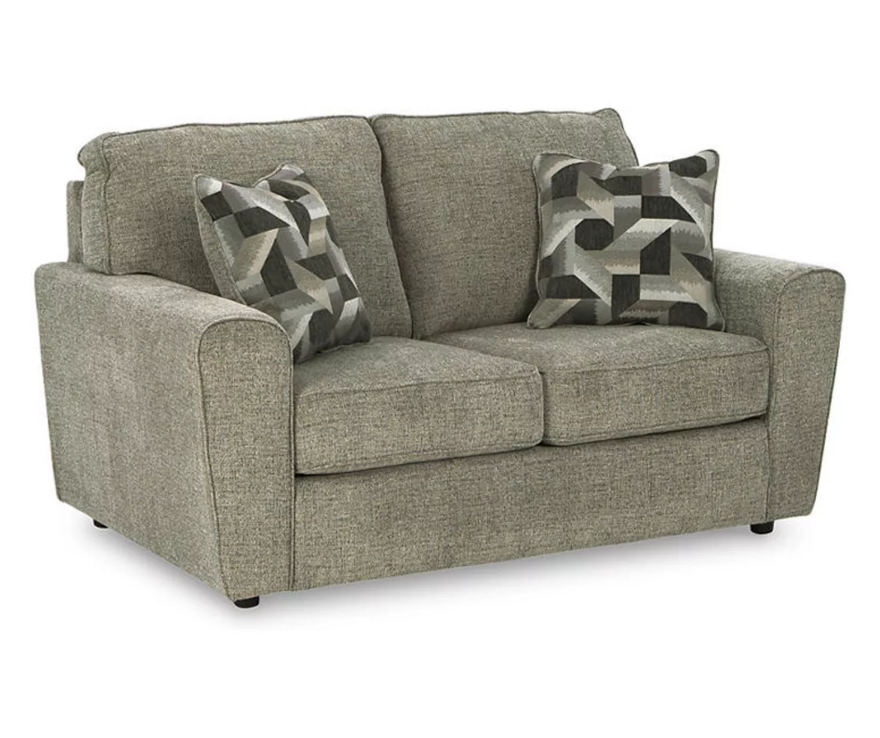 Cascilla Pewter Gray Loveseat 2 Cascilla Pewter Gray Loveseat - Image 2