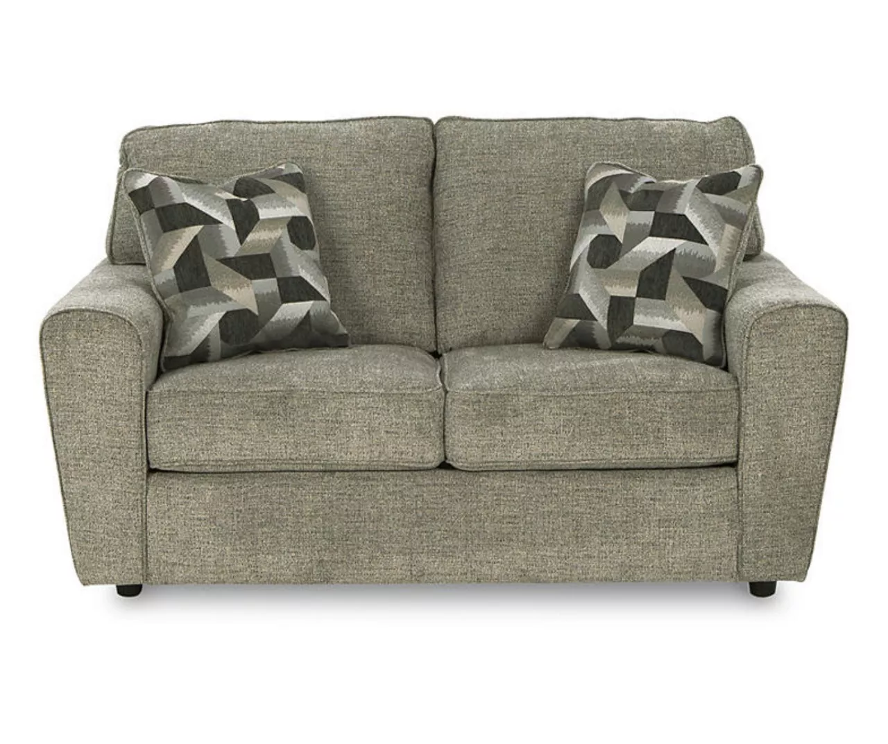 Cascilla Pewter Gray Loveseat 1 Cascilla Pewter Gray Loveseat