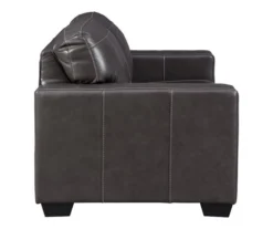 Morelos Gray Leather Loveseat -Franklin || DHP || PEAK Sofa Shop 810610794 A0 6