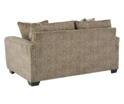 Olin Chocolate Brown Loveseat -Franklin || DHP || PEAK Sofa Shop 810610833 A0 2